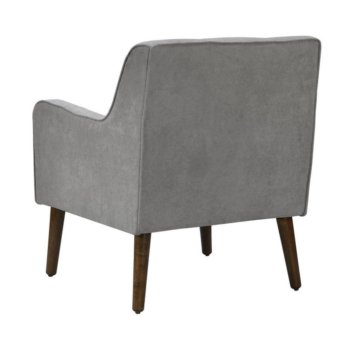 Ryder - Mid Century Modern Woven Fabric Tufted Armchair
