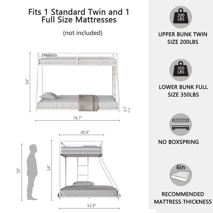 Adam - Metal Bunk Bed