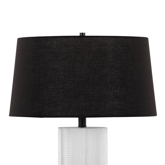 Petra - Contemporary Table Lamp (Set of 2) - Cream / Black