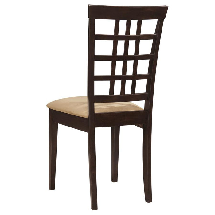 Kelso - Lattice Back Dining Chairs (Set of 2) - Cappuccino