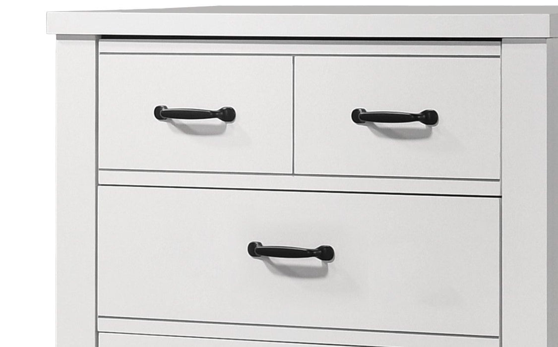 Cassini - 5-Drawer Chest - White