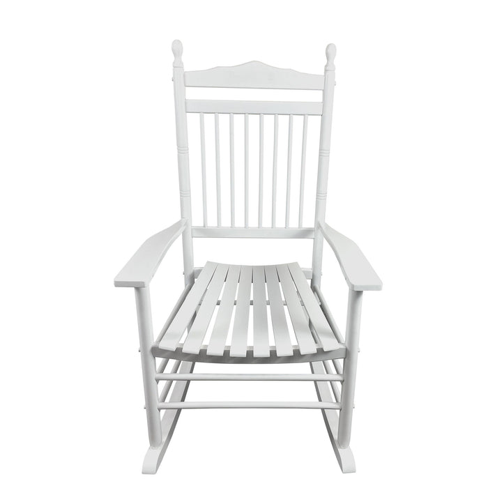 Balcony Porch Adult Rocking Chair - Wood