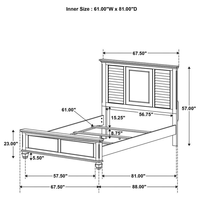 Franco - Wood Panel Bed