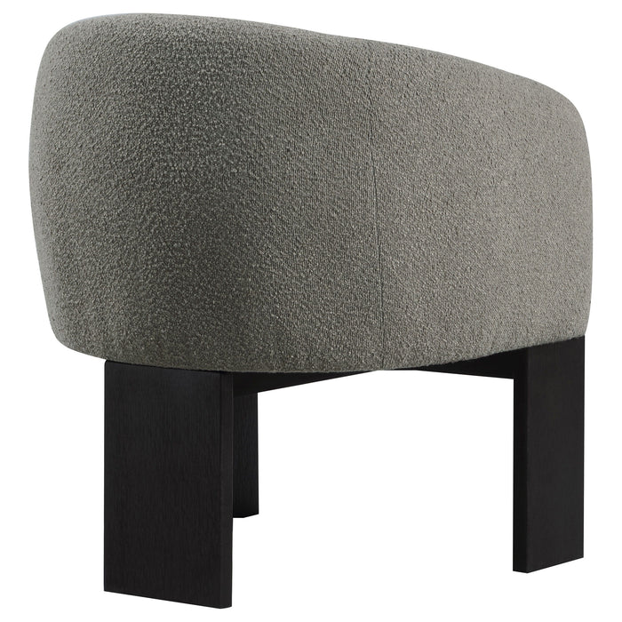 Valdez - Boucle Upholstered Barrel Back Accent Chair