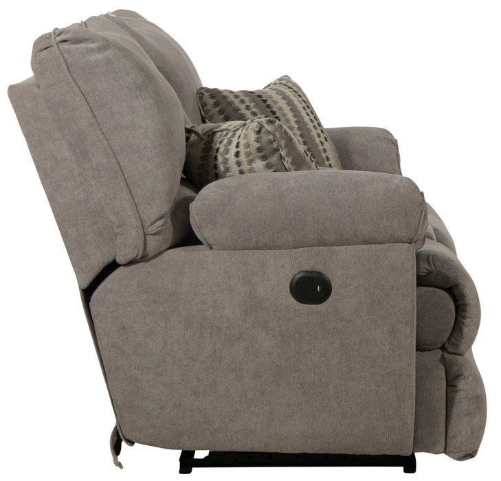 Sadler - Lay Flat Reclining Console Loveseat