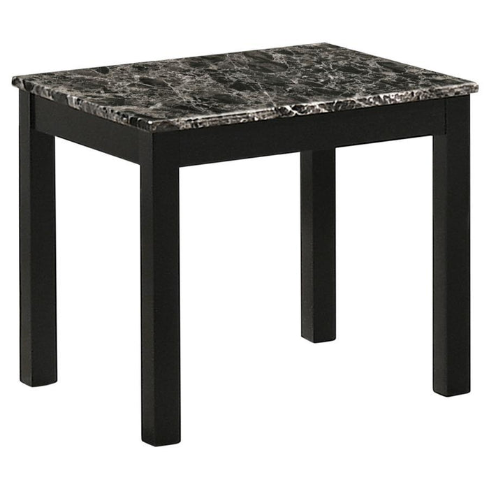 Bates - Faux Marble Top Coffee Table Set