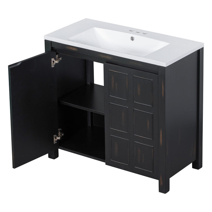 Bathroom Vanity Organizer With Sink, Combo Cabinet Set, Bathroom Storage Cabinet