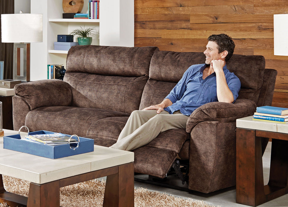 Sedona Power Headrest With Lumbar Lay Flat Reclining Sofa