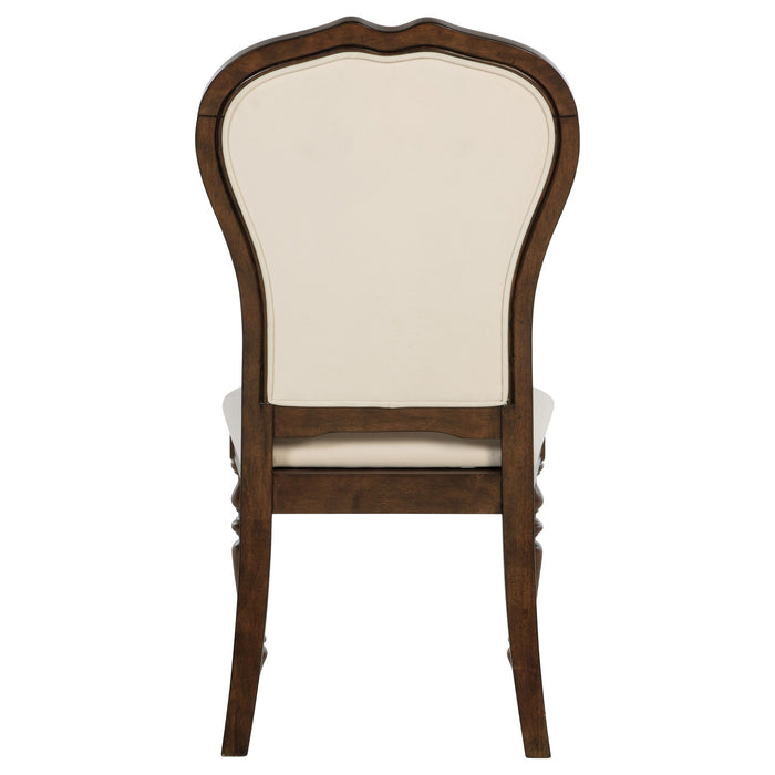 Landon - Upholstered Dining Side Chair (Set of 2) - Rich Brown