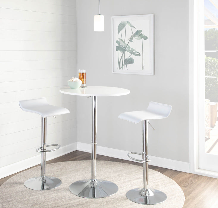 Elia - Contemporary Adjustable Bar Table