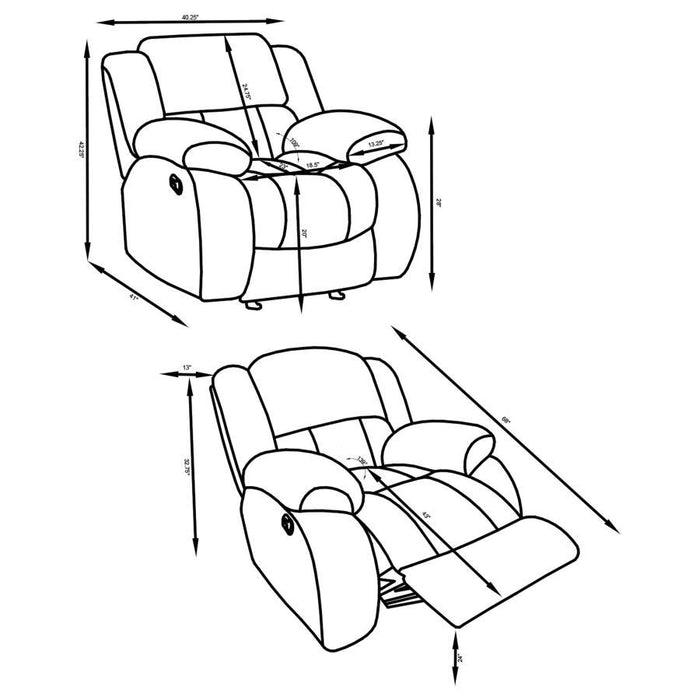 Weissman - Upholstered Reclining Sofa Set