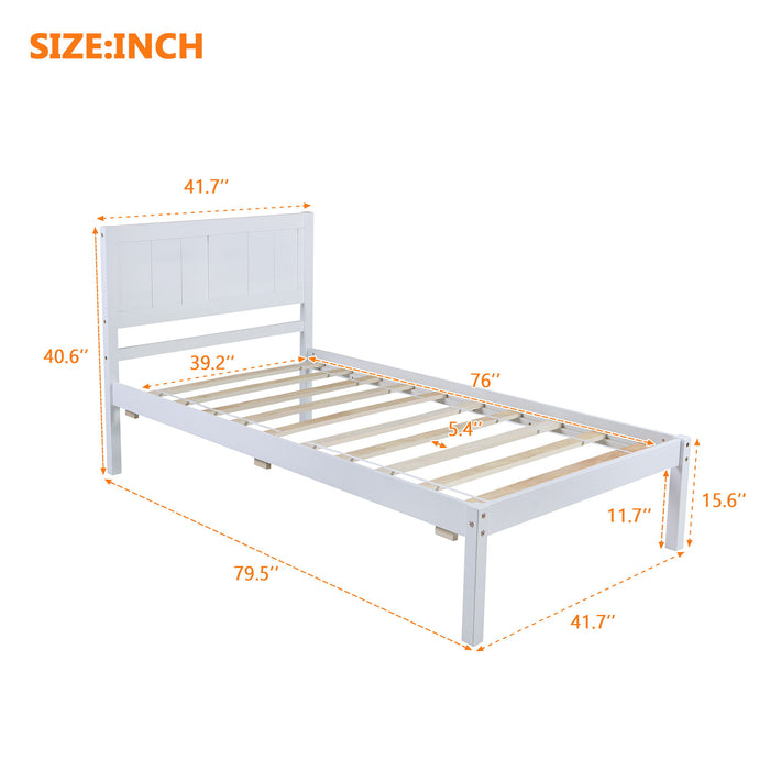 Platform Bed With Headboard