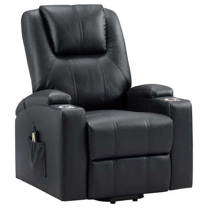 Armstrong - Upholstered Power Lift Massage Recliner