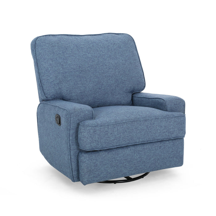 Wide - Manual Standard Recliner - Navy Blue