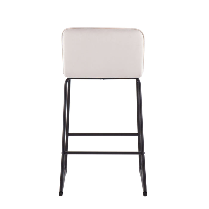 Casper - Fixed Height, Contemporary Counter Stool (Set of 2)