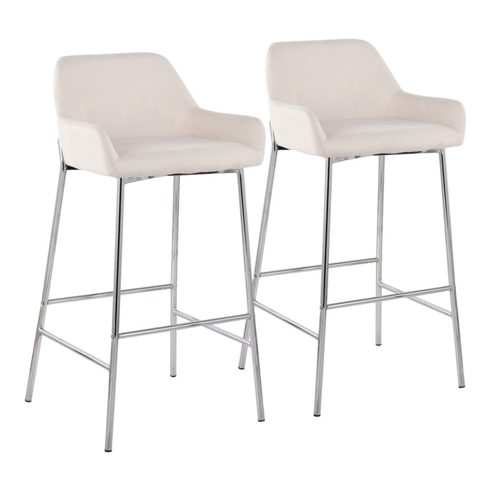 Daniella - Contemporary Fixed Height Bar Stool (Set of 2)