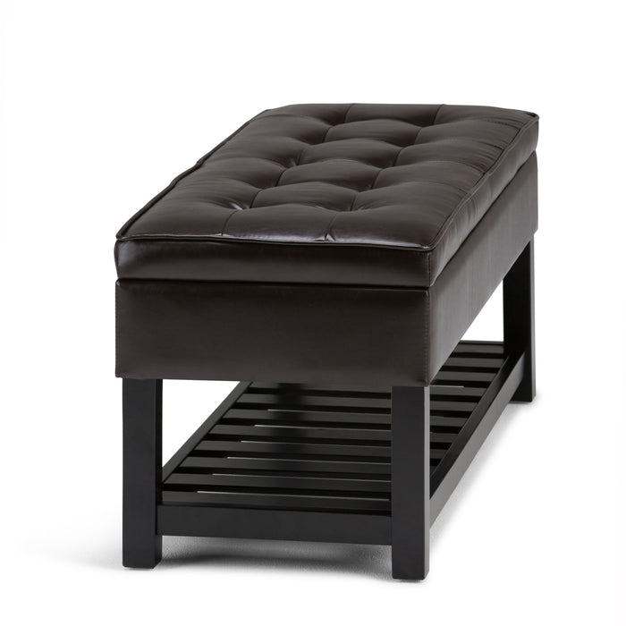 Cosmopolitan - Storage Ottoman Bench with Open Bottom