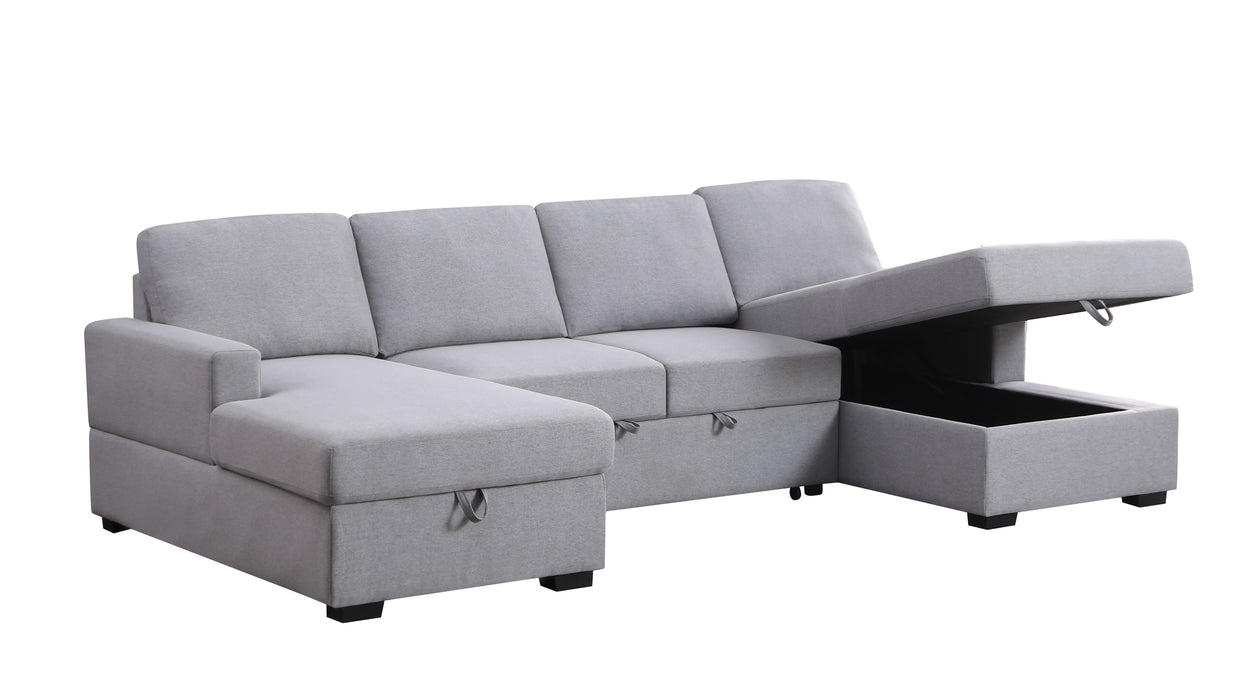 3 Piece Upholstered Sectional