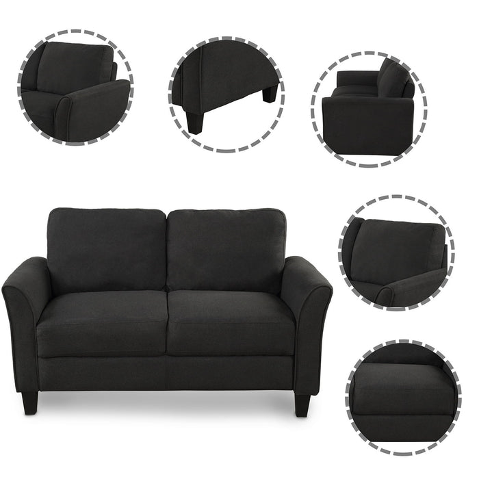 Living Room Sets Furniture Armrest Sofa Single Chair Sofa Loveseat Chair 3 Seat Sofa (Chair Loveseat Chair & 3 Seat Sofa)