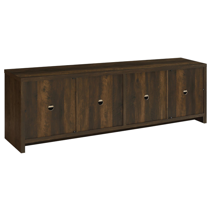 Laughlin - 78" TV Stand 4 Door Engineered Wood - Dark Pine