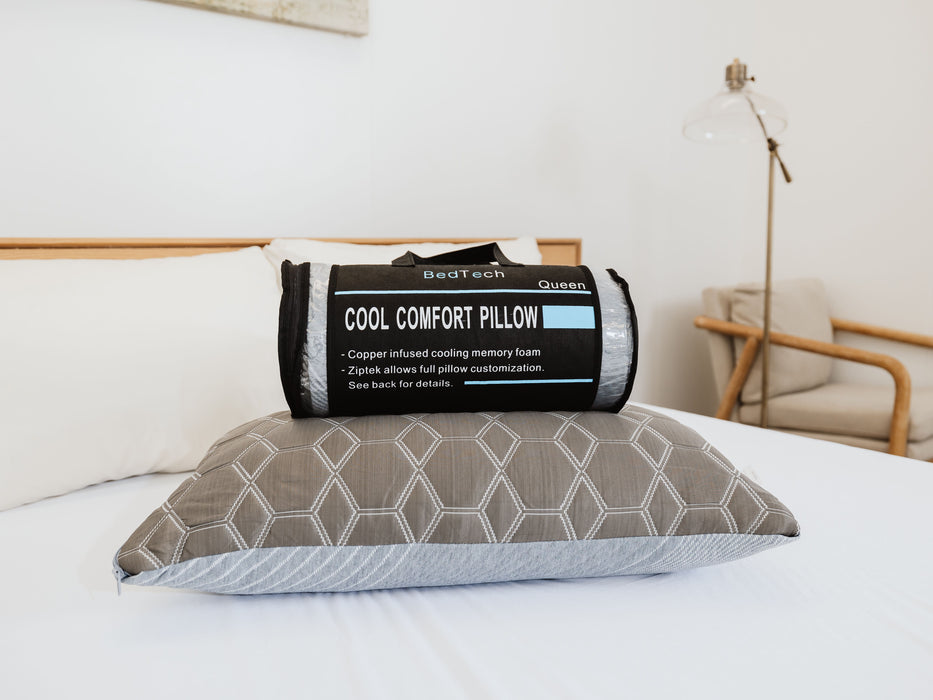 Comfort Rest - Pillow (Shredded) - Gray