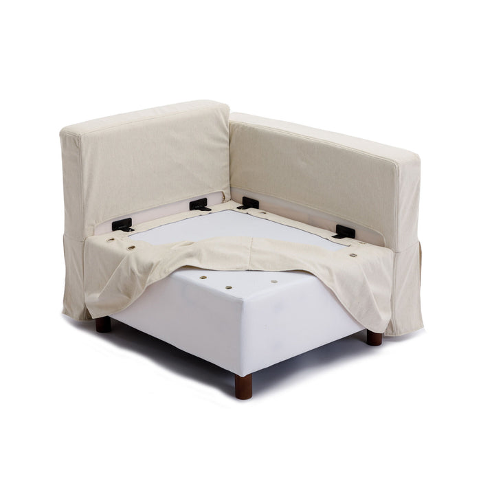 Single Seat Module Sofa Sectional Couch Seat Cushion And Back Cushion Removable And Washable