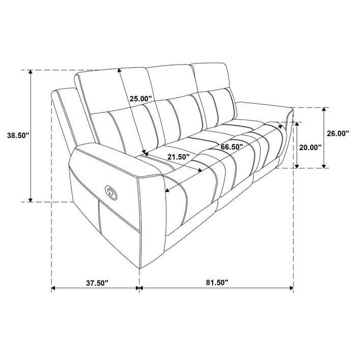 Brentwood - Upholstered Motion Reclining Sofa Set