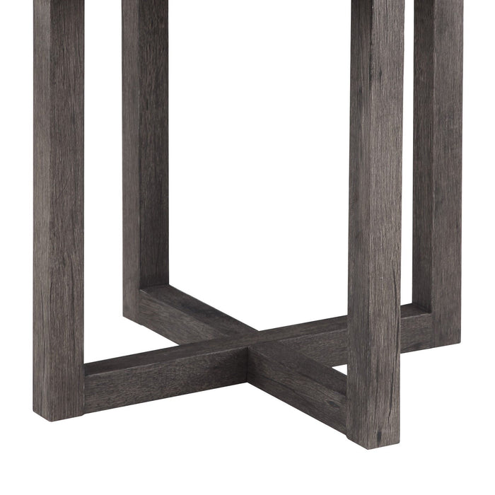 Moseberg - 24" Wood End Table - Rustic