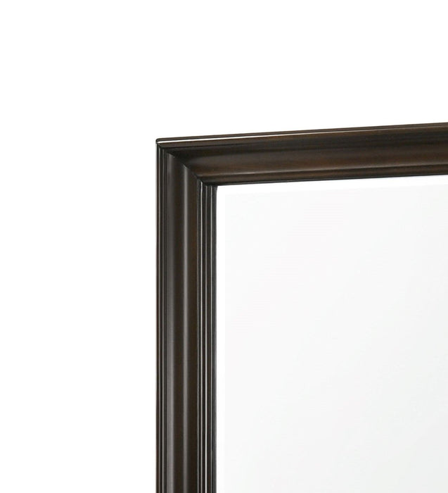 Merlot - Square Mirror - Mahogany