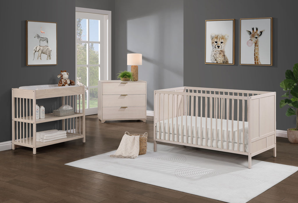 Pixie Finn - 3-in-1 Crib - Washed Natural