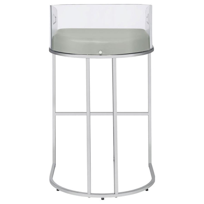 Thermosolis - Acrylic Back Stools (Set of 2)