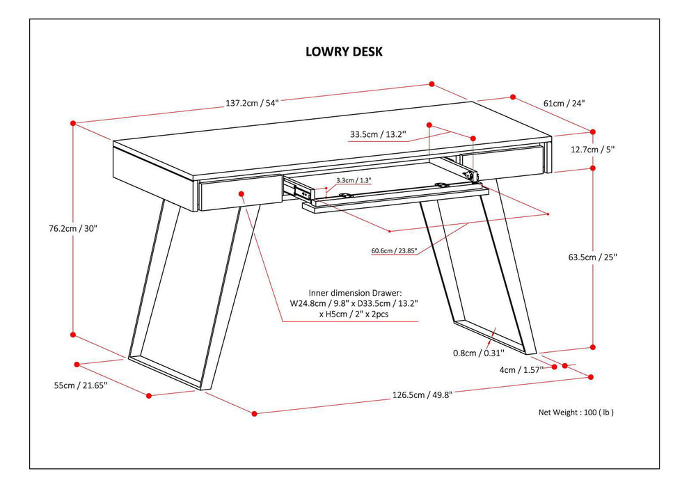 Lowry - Desk