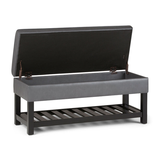 Cosmopolitan - Storage Ottoman Bench with Open Bottom