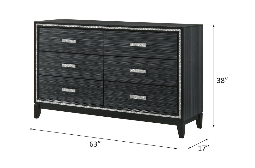 Haiden - Weathered Dresser - Black