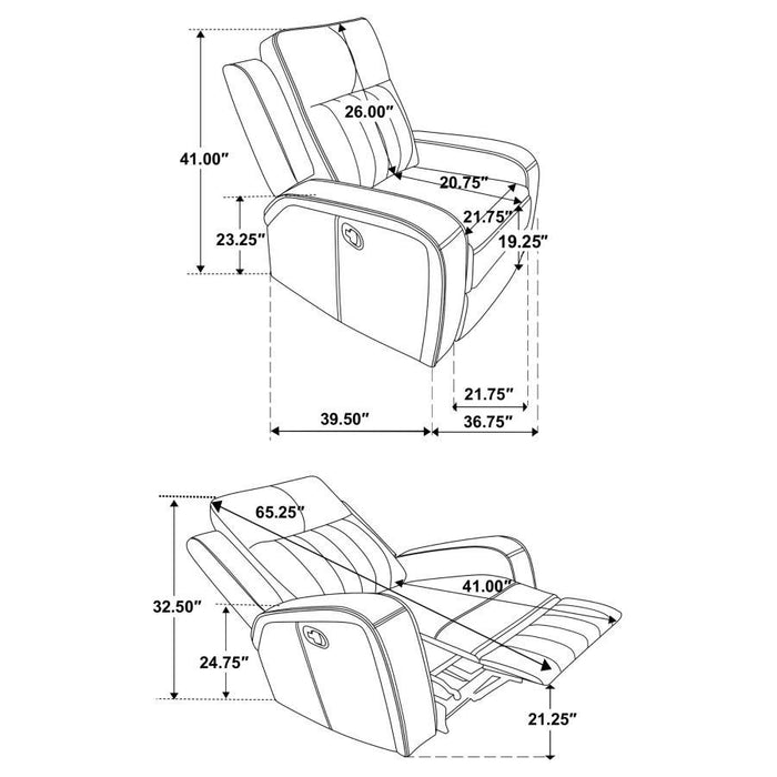 Raelynn - Upholstered Reclining Sofa Set