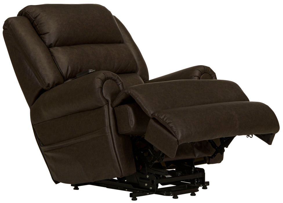 Muncy - Power Lift Chaise Recliner With Dual Motor & Zero Gravity - Walnut