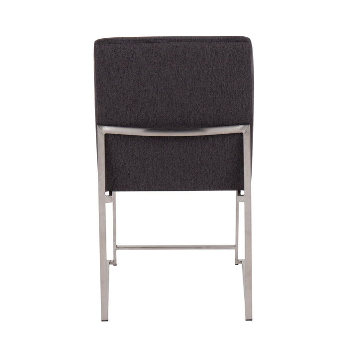 Fuji - Contemporary High Back Dining Chair, Modern Elegance (Set of 2)