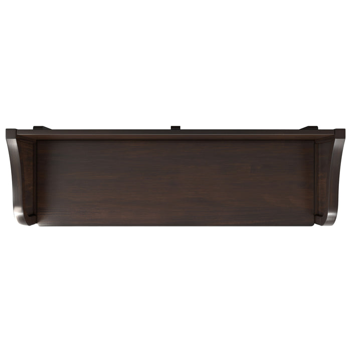 Connaught - Wide Entryway Storage Bench - Chestnut Brown