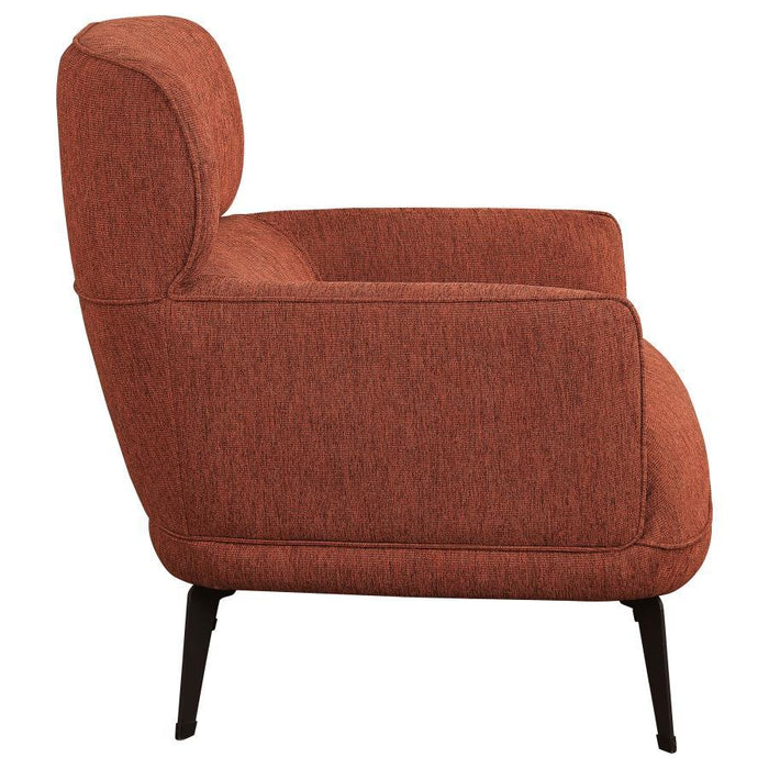 Andrea - Upholstered Crecent Arm Accent Chair