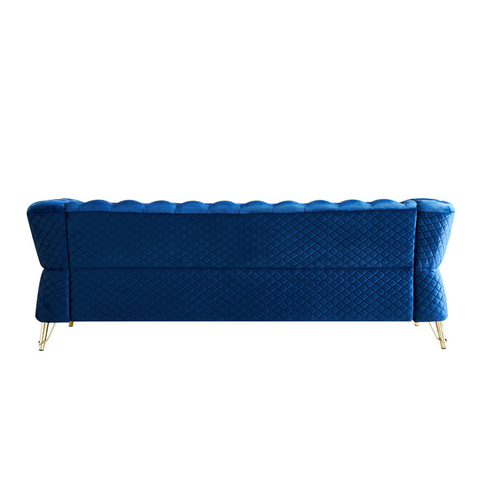 Modern Tufted Velvet Sofa For Living Room