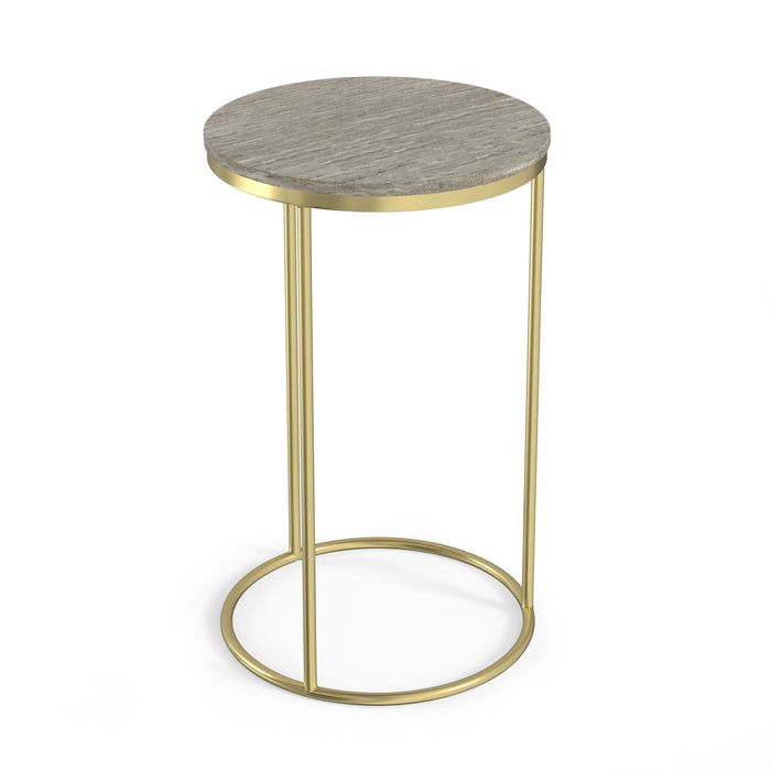 Ashley - 2 Pc Nesting Table - Gold