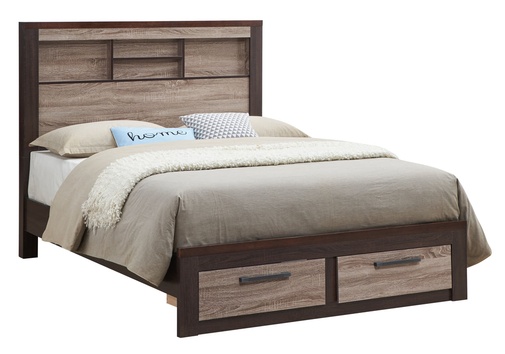 Magnolia - Bookcase Storage Bed