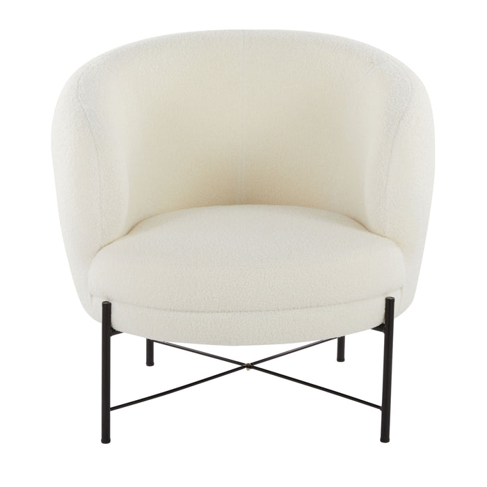 Chloe - Contemporary Chair - Black / White