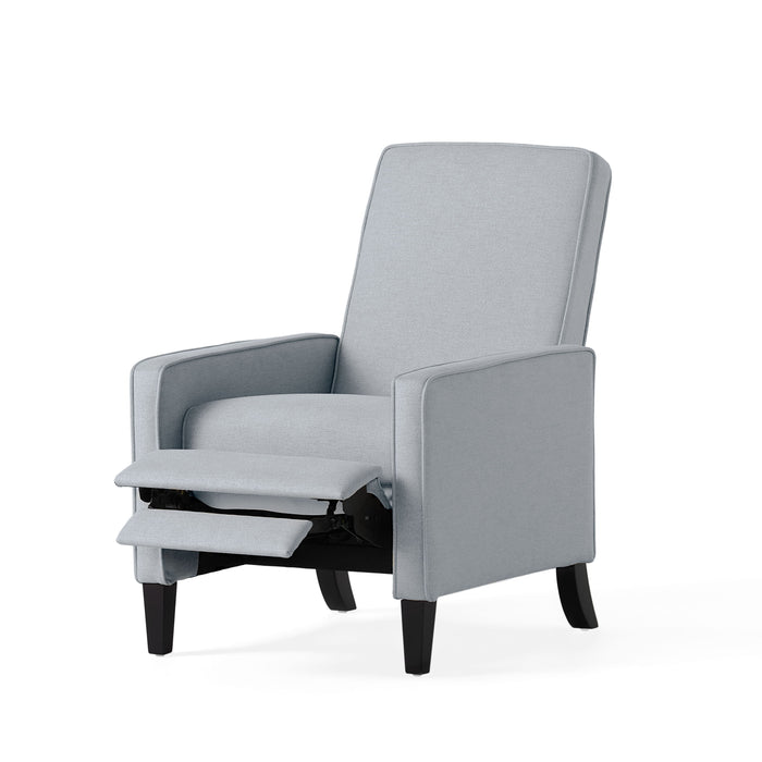 Minimalist Design Fabric Push Back Chair