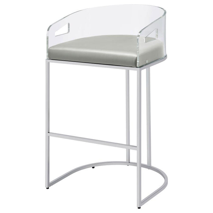 Thermosolis - Acrylic Back Stools (Set of 2)