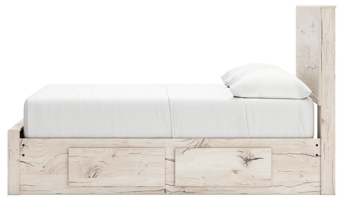 Lawroy - Panel Bed With Storage