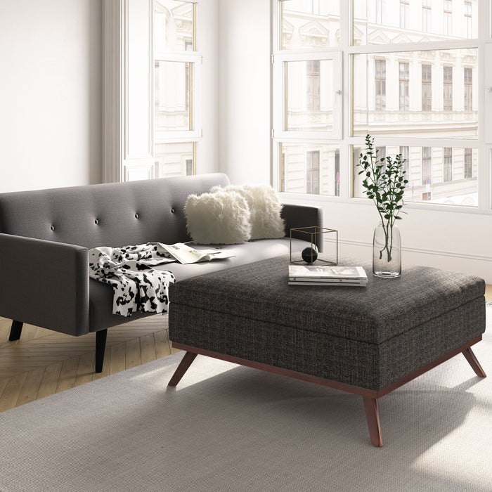 Owen - Square Coffee Table Storage Ottoman