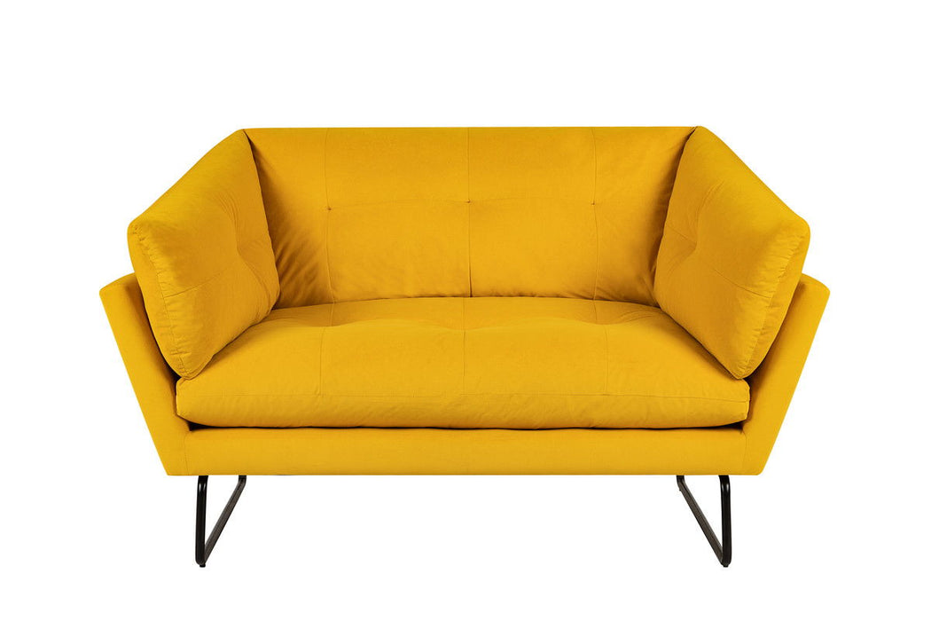 Karla - Velvet Contemporary Loveseat