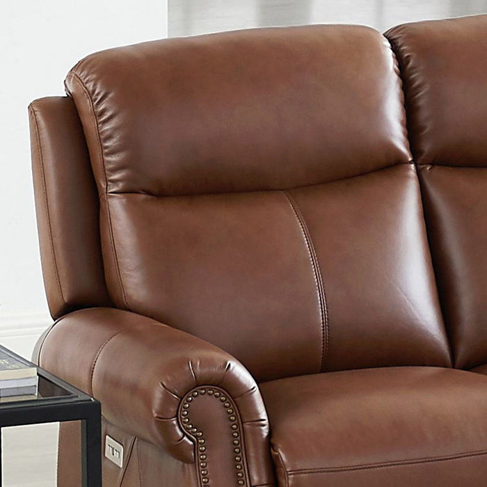 Royce - Power Headrest Zero Gravity Reclining Sofa - Brown