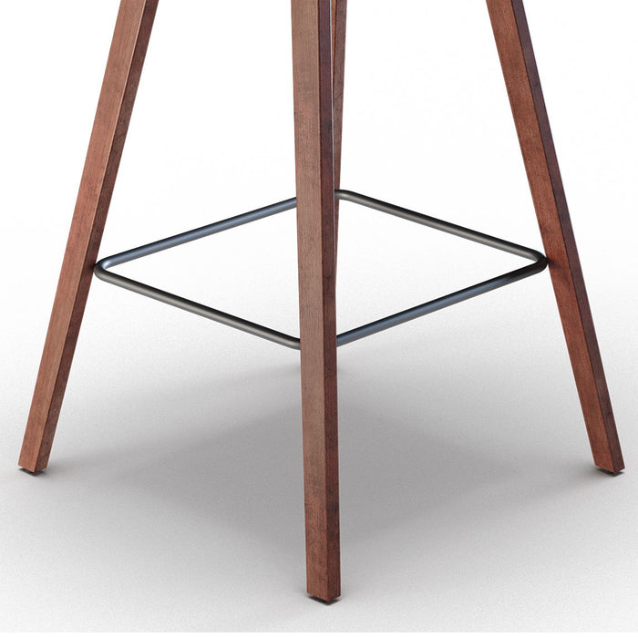 Addy - 26" Counter Stool (Set of 2) - Distressed Brown